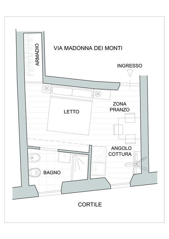 Apartamento Madonna Dei Monti Roma Exterior foto